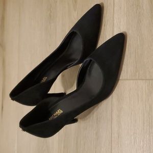 MICHAEL Michael Kors Black Suede Pump